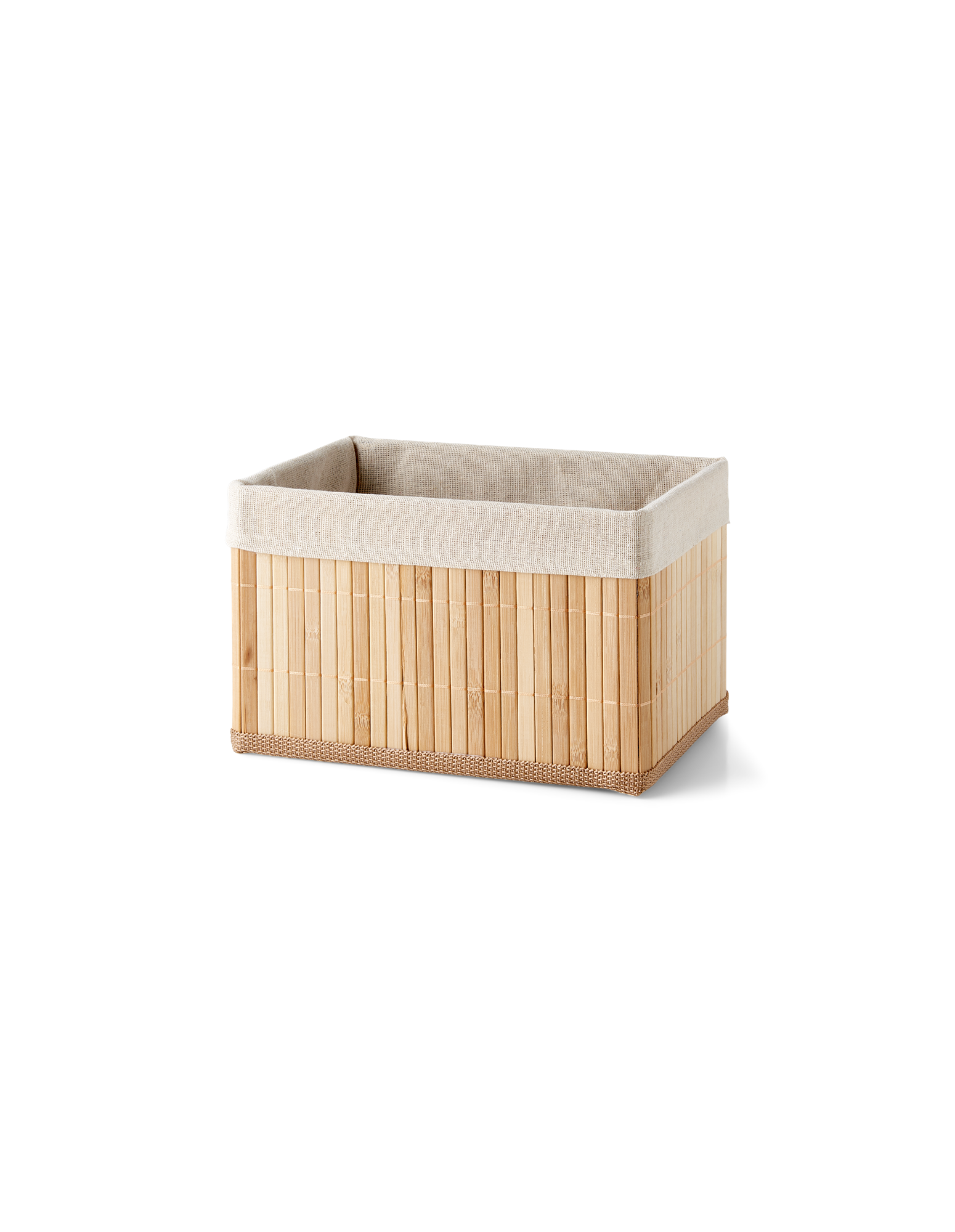 foret-opbevaringskurv-bambus-bomuld-polyester-24-x-17-x-16-cm