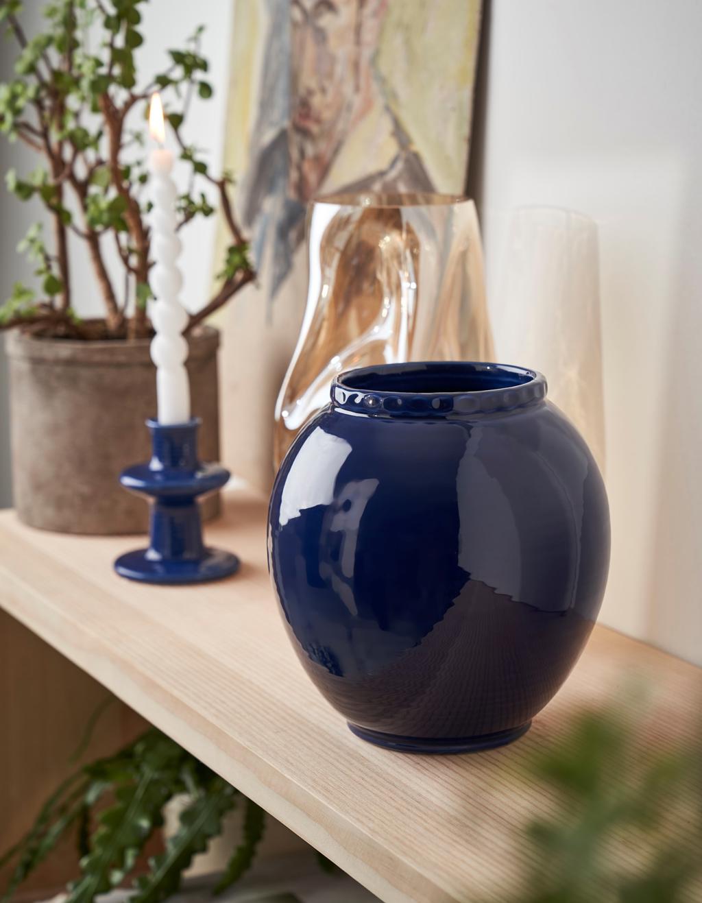Vase | Keramik. 18,5 x cm. | Søstrene Grene