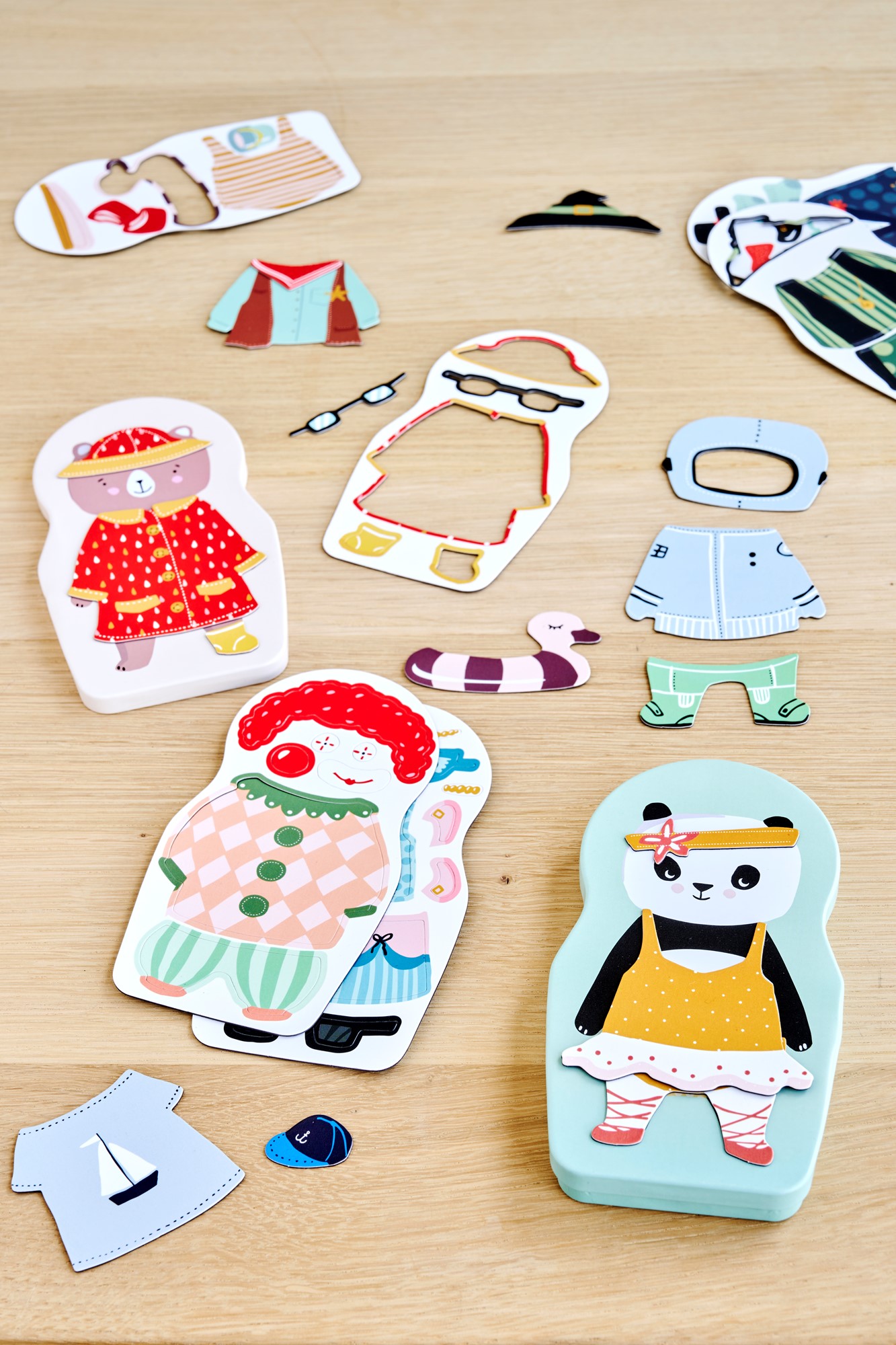 dressup doll 14 x 8 x 1.7 cm. Søstrene Grene