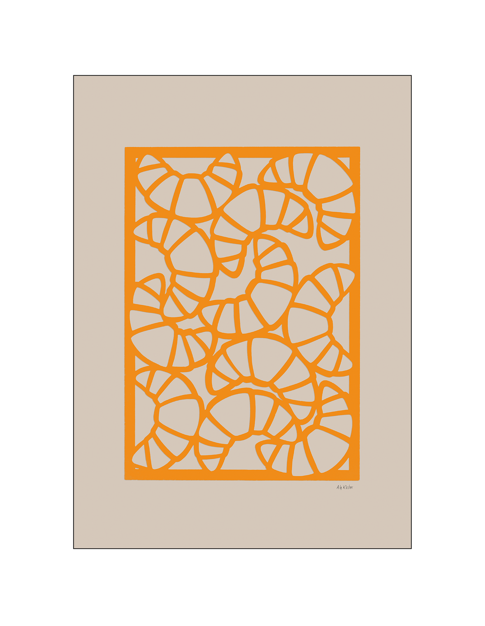 Søstrene Grene Poster Croissants 50 x 70 King's Cross