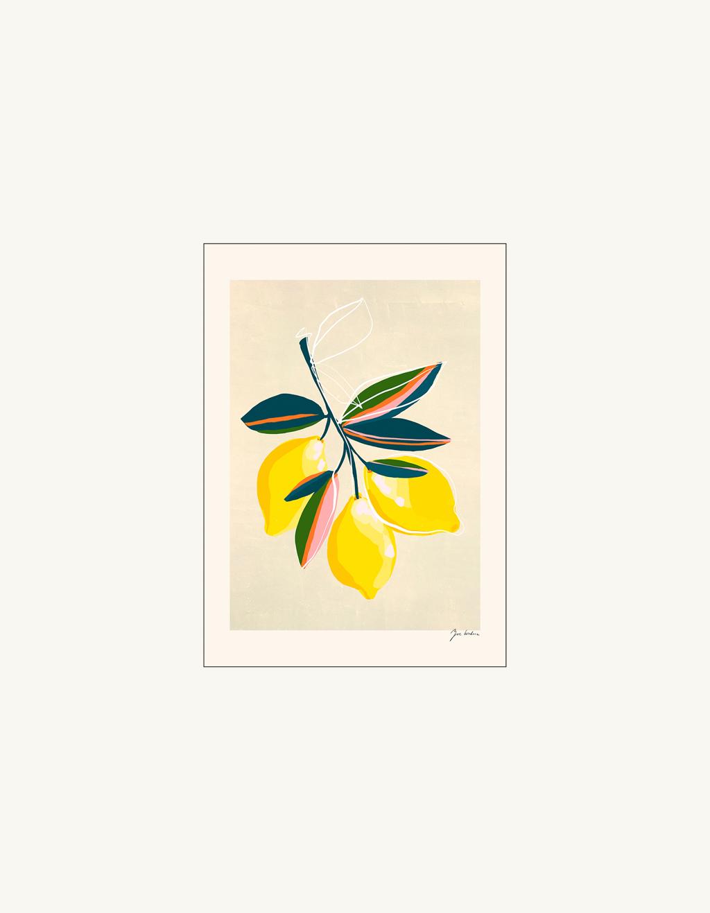 Lemons A4 | Poster Søstrene Grene