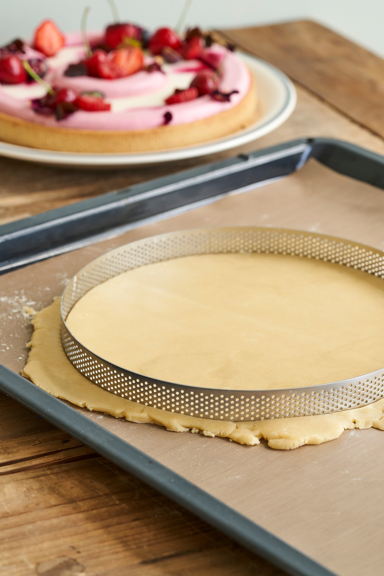 Baking ring Stainless steel. 21 cm. Søstrene Grene