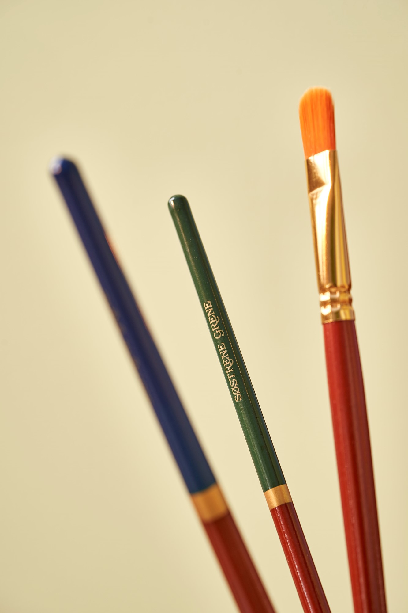 Lot De 13 Pinceaux Artistiques - Tailles 1 à 10 (poils) Et 2 à 14 (brosses) - Manche Naturel - Pour École, Loisirs, Art