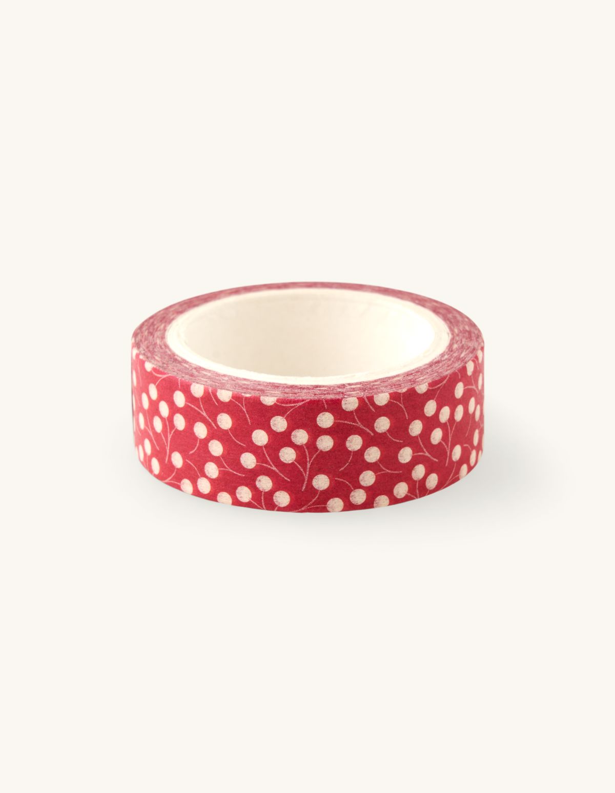Ruban Adh sif D coratif Papier 15 Mm X 8 M Red ruban-adh-sif-d-coratif-papier-15-mm-x-8-m-red