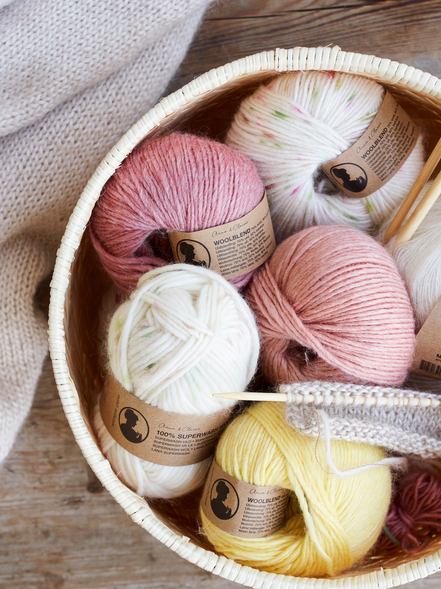 Wool Bamboo Yarn | Wool/bamboo. 50 G = 125 M. | Søstrene Grene