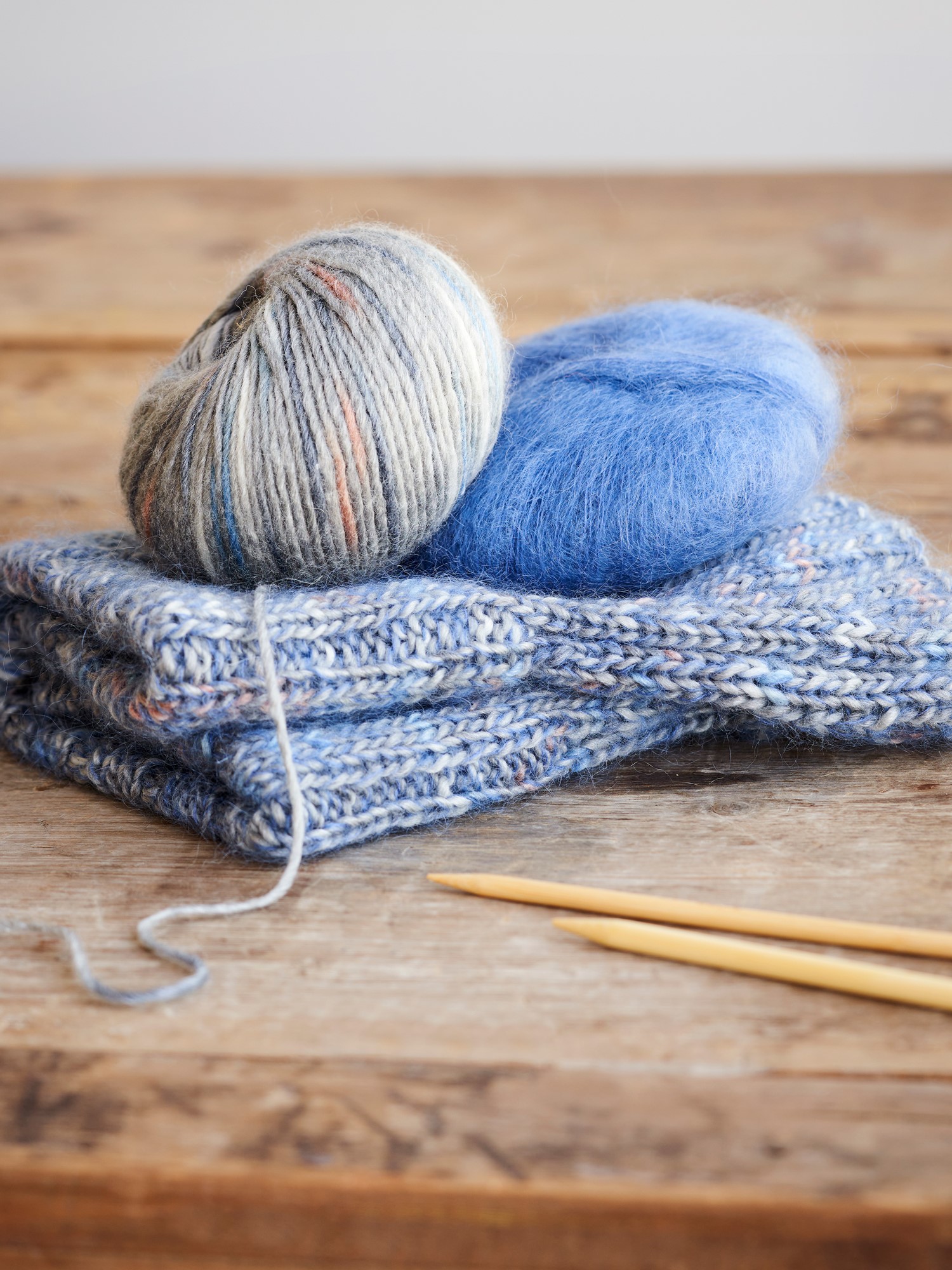 Yarn wool bamboo 50 g s strene grene