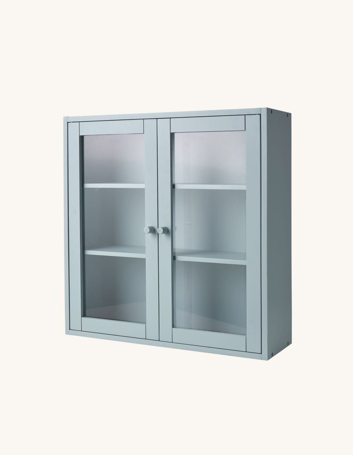 Wall cabinet | MDF/iron/glass/polypropylene. 50 x 15 x 50 cm ...