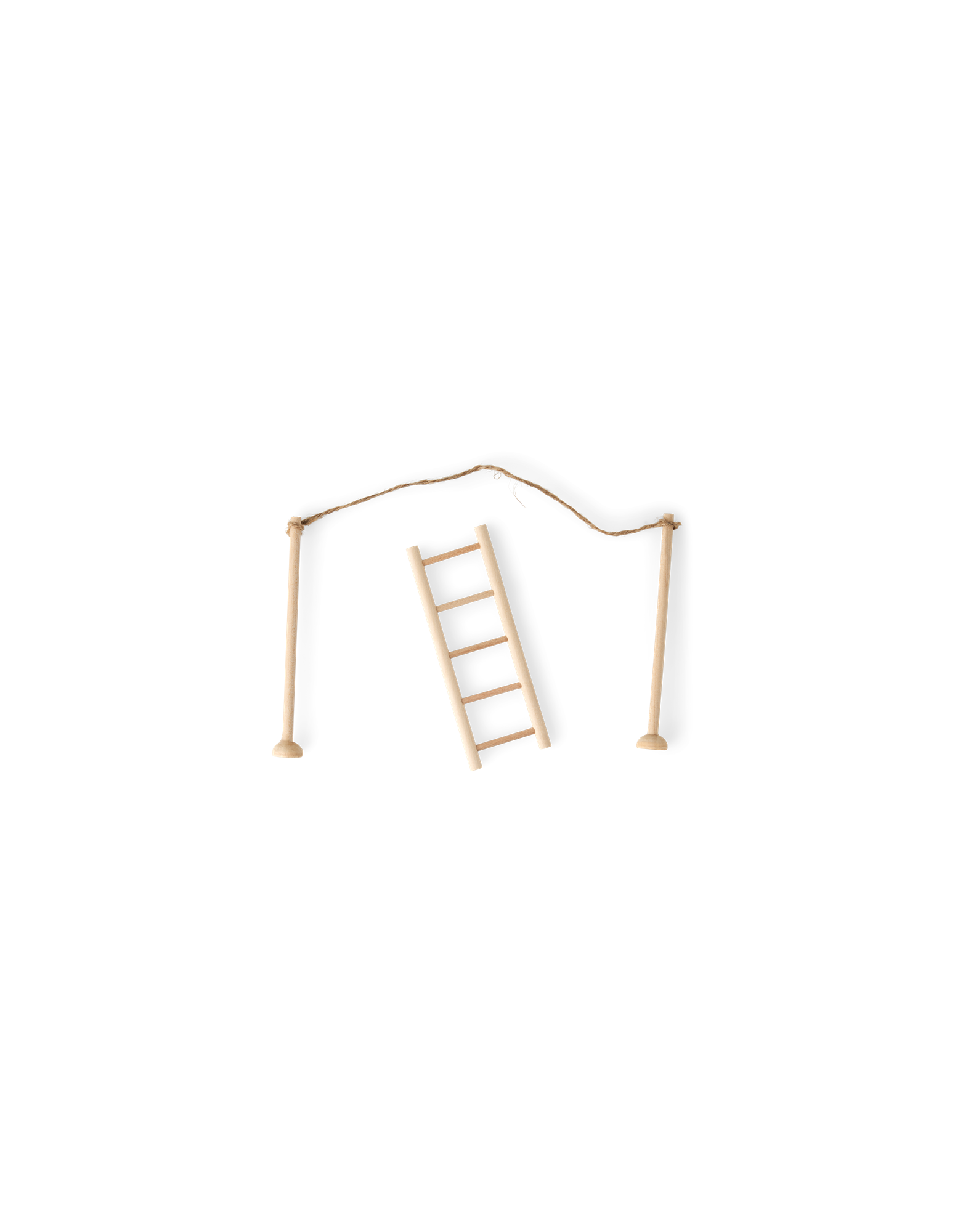 Échelle Suspendue En Jute Et Bois – 40 X 175 Cm – Style Marin – Sea-Club