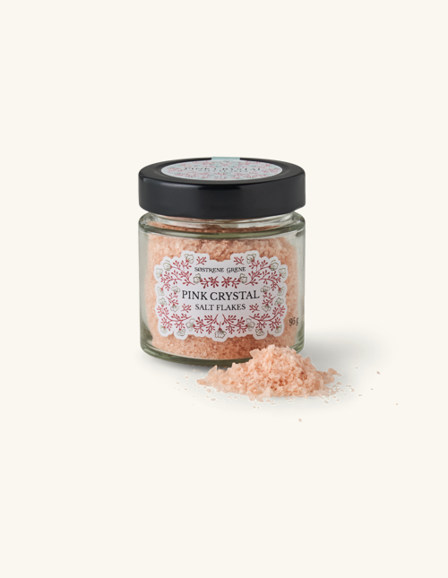 Flingor av rosa kristallsalt | 95 g. | Søstrene Grene