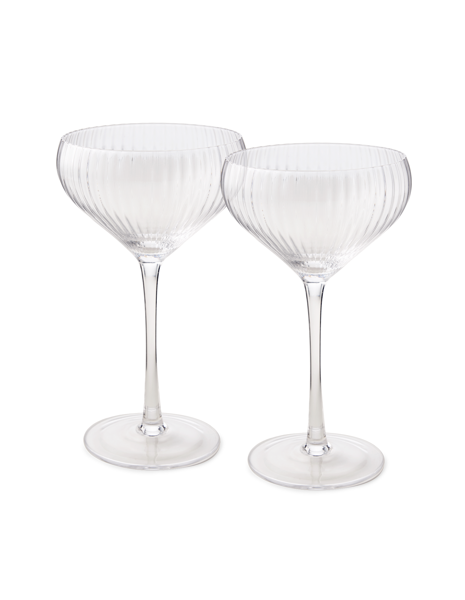 Champagneglas 30 cl - 2 stk | Mundblæst glas. Ø11,1 18 cm. stk. | Søstrene Grene