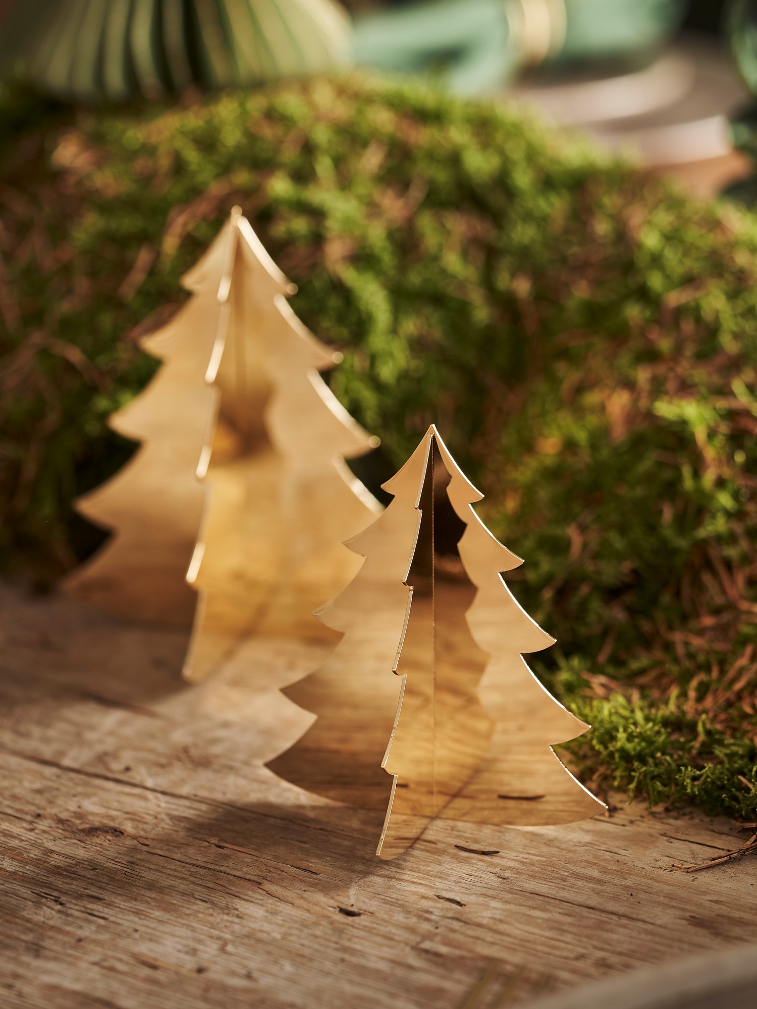 DekoWeihnachtsbaum Metall. 8 x 9 cm. Søstrene Grene