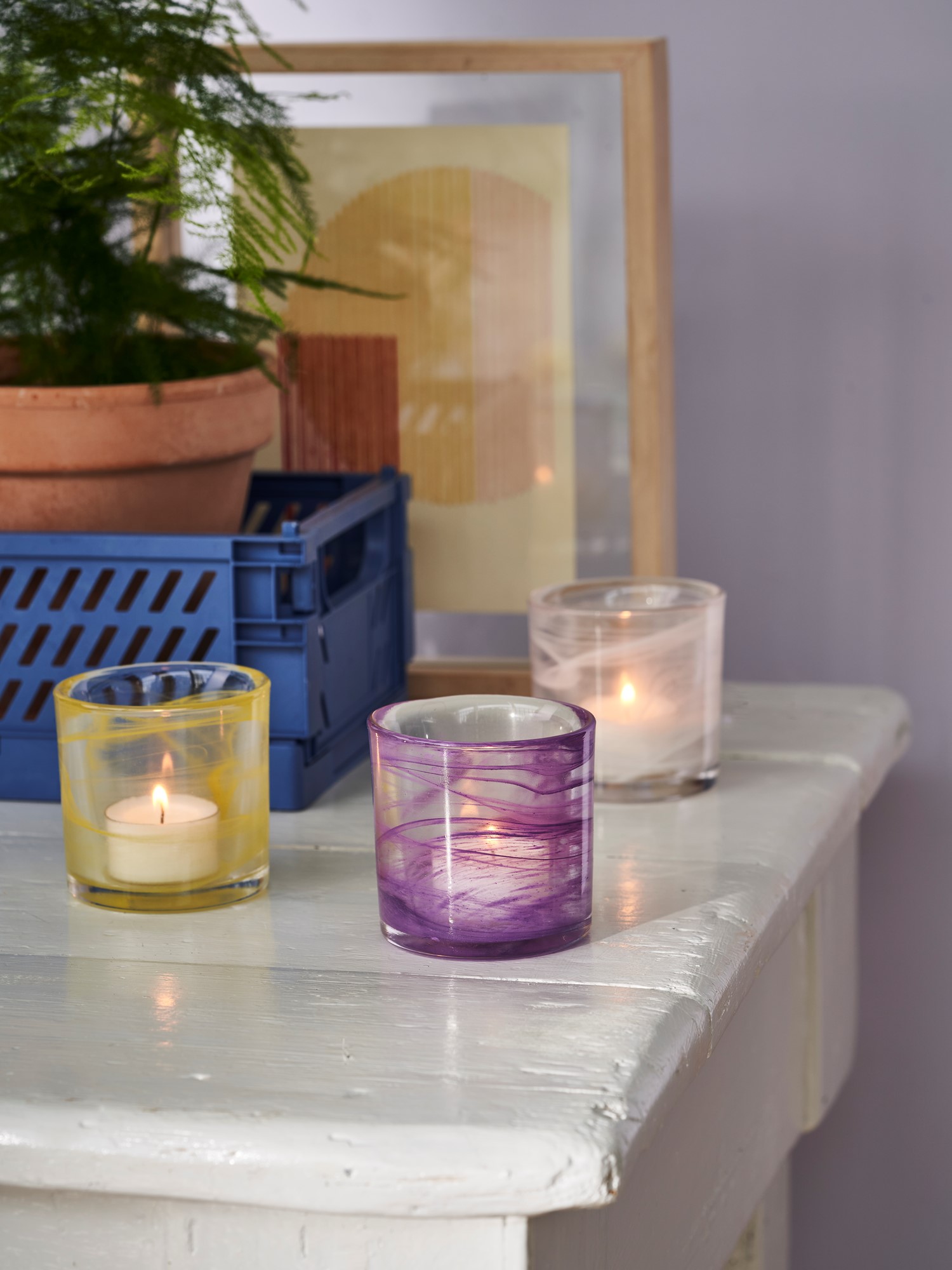 Lot De Bougeoirs Et Photophores PartyLite - État Comme Neuf