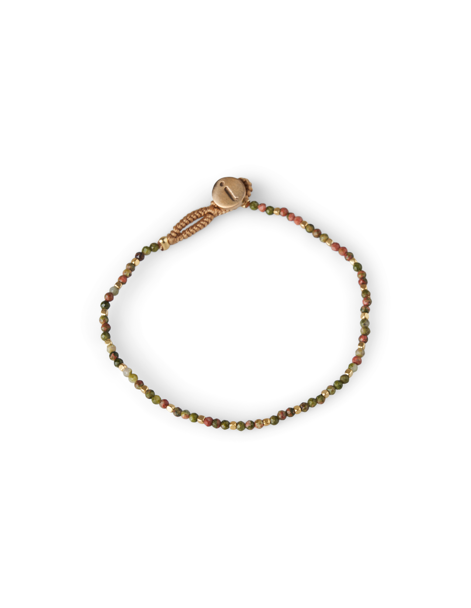 Bracelet Plaqué Or Jaune Avec Pierres Semi-précieuses - Occasion, Bijou Fantaisie élégant