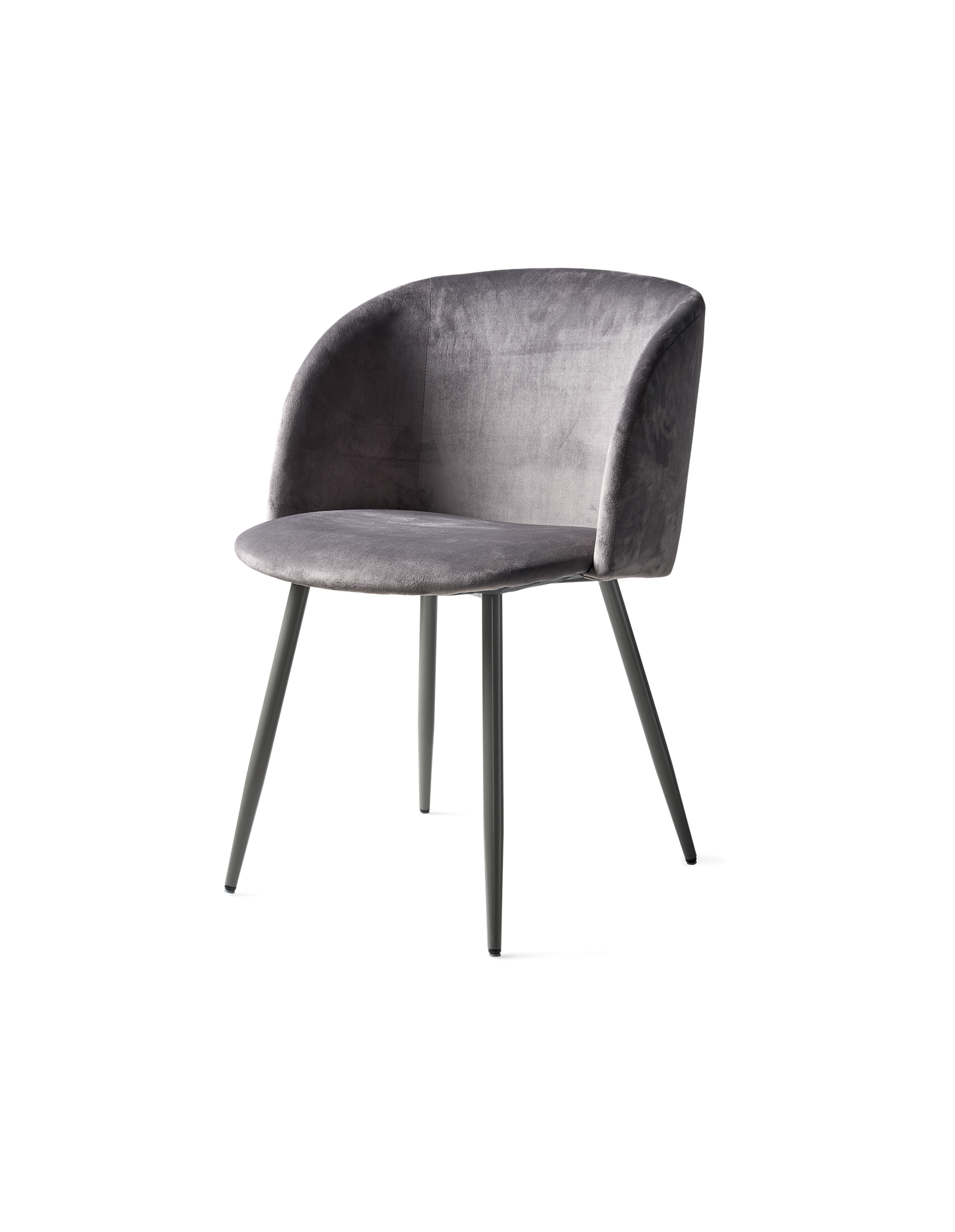 Ik heb het erkend Wig alleen Fluwelen stoel | Polyester/populier/ijzer. 54 x 47 x 81 cm. | Søstrene Grene