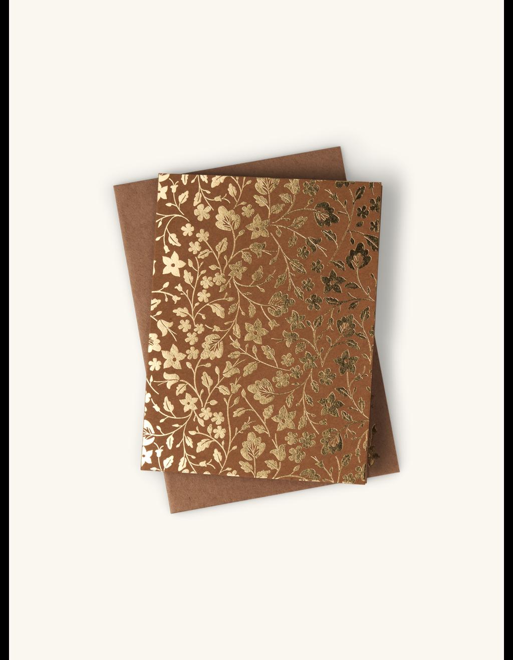 farvestof Konkurrence Wedge Kort med konvolut | Papir. 10,5 x 22,8 cm. | Søstrene Grene
