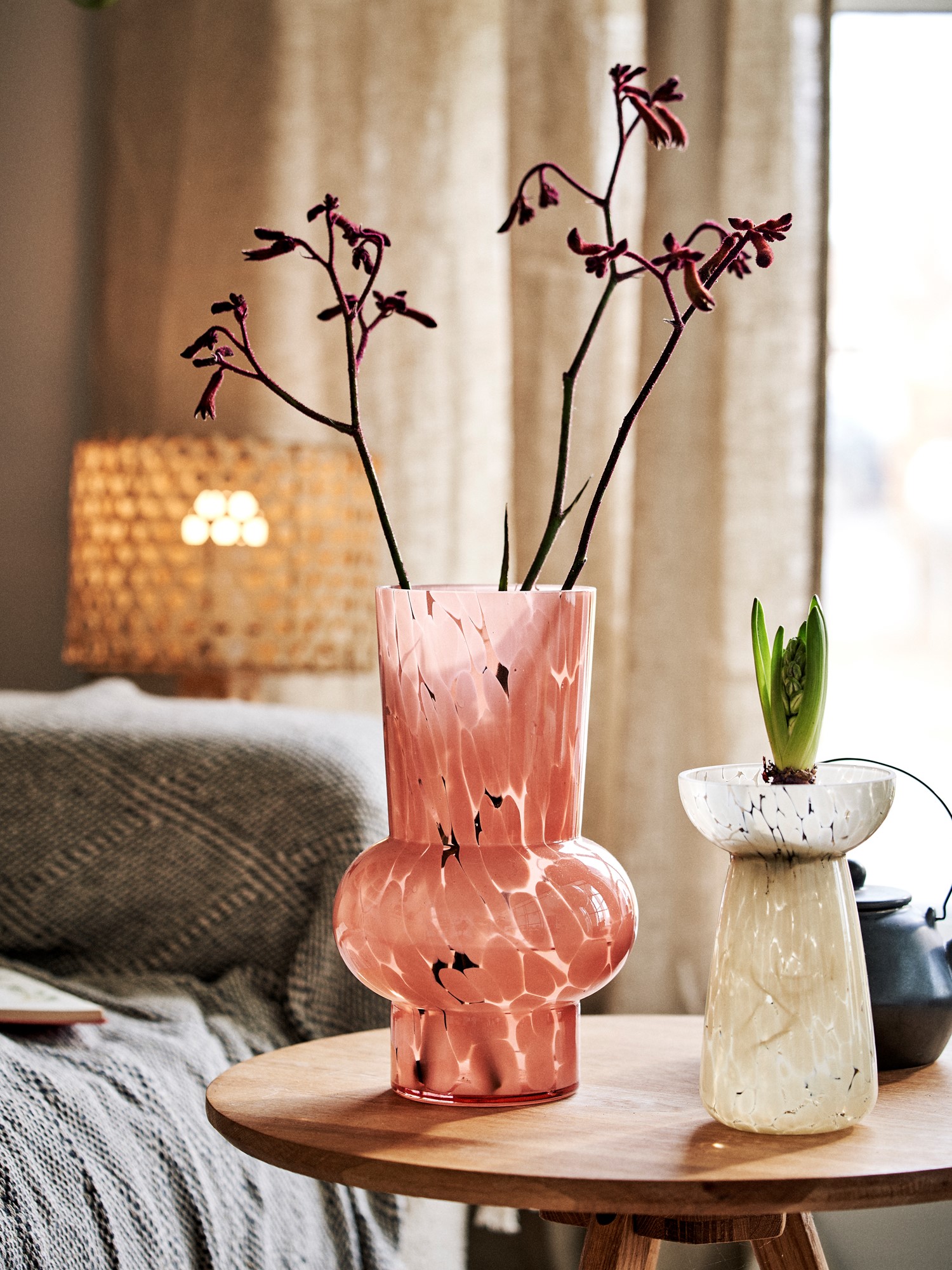 Vase | Verre soufflé bouche. Ø16 x 26 cm. | Søstrene Grene
