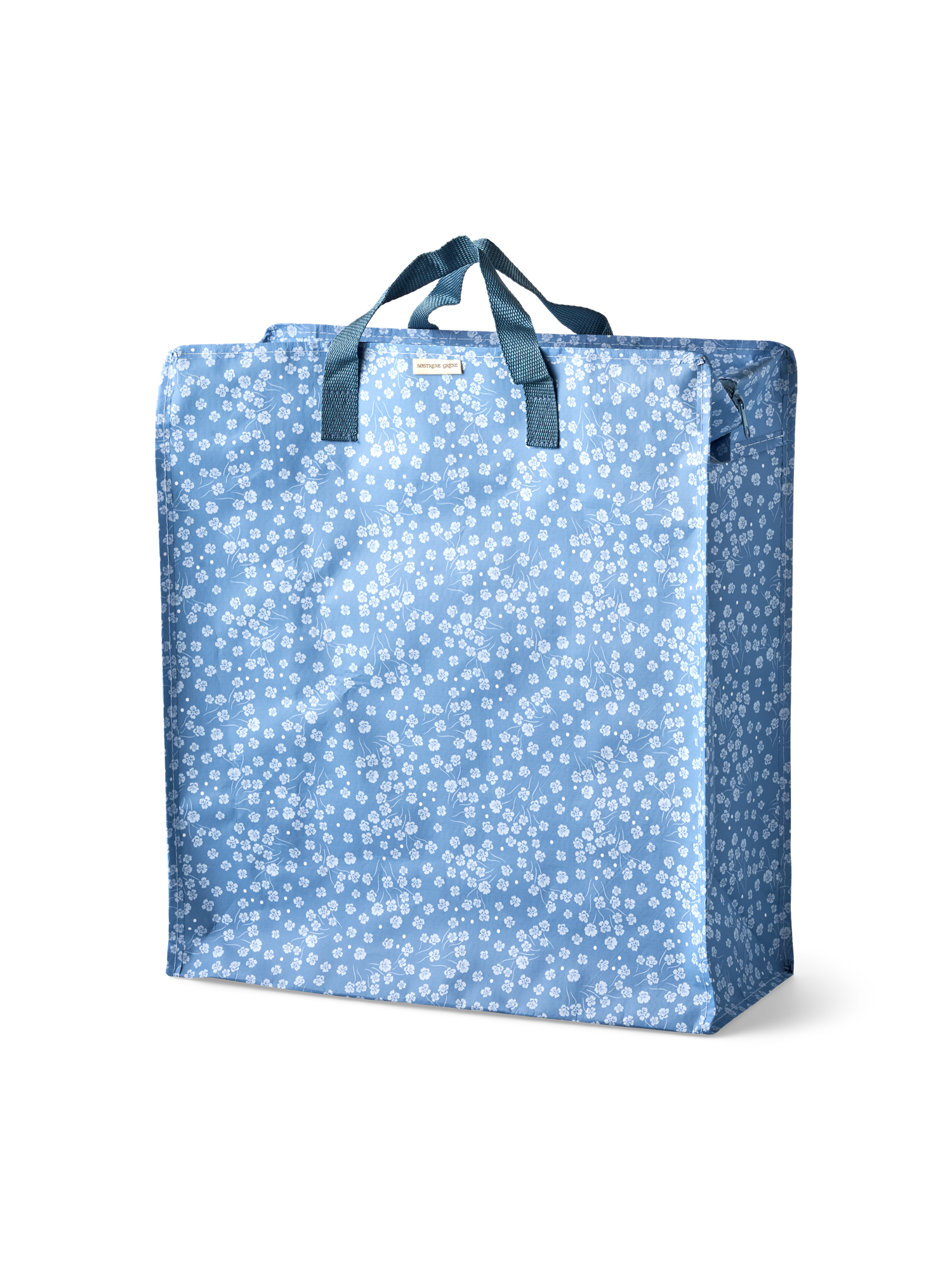 Shoppertaske med lynlås | Polypropylen/polyester. 40,5 x 19 x cm. | Søstrene Grene