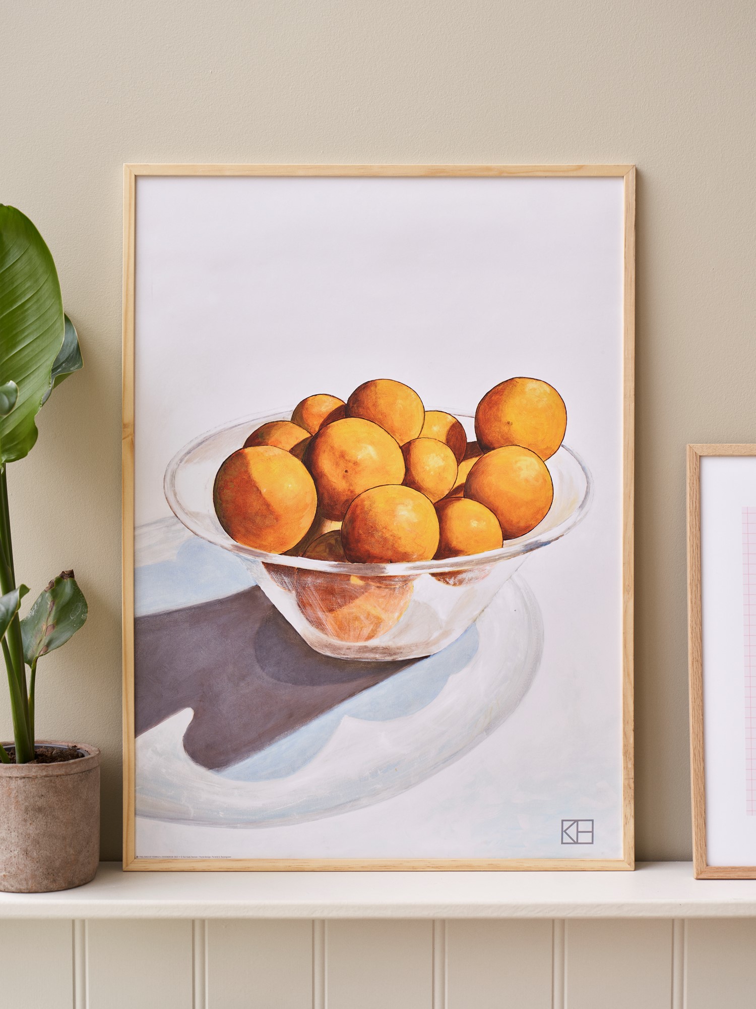 Poster Oranges 50 X 70 | Papier. 50 X 70 Cm. | Multi | Permild & Rosengreen