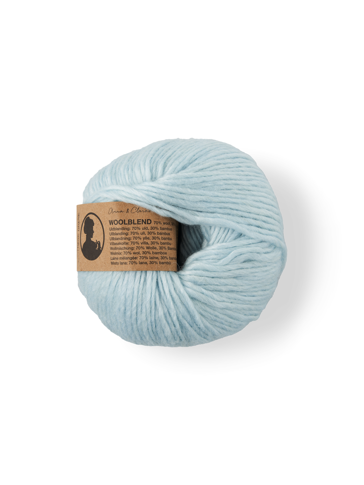 WollBambusGarn Wolle/Bambus. 50 g = 125 m. Søstrene Grene