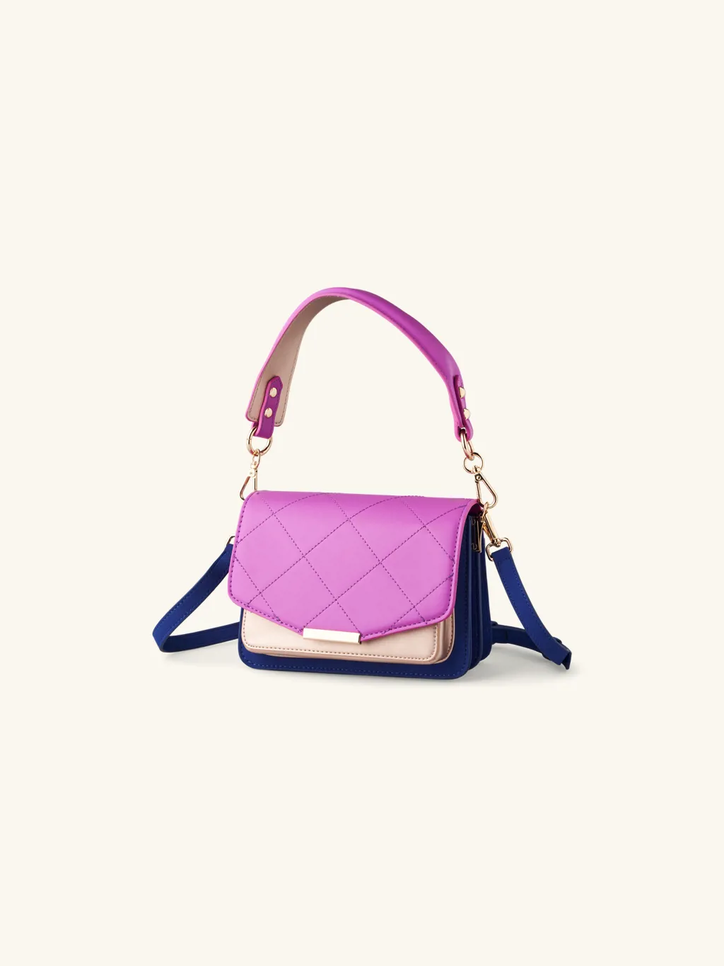 Blanca H ndtaske Lille Polyuretan 20 3 X 11 X 14 5 Cm Navy Rose blanca-h-ndtaske-lille-polyuretan-20-3-x-11-x-14-5-cm-navy-rose