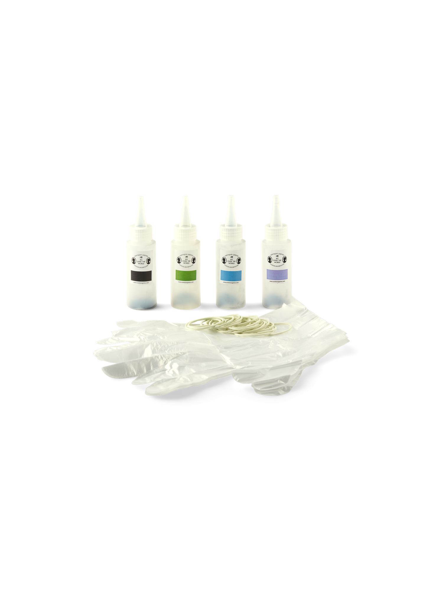 Tie dye Kit 4 Kleuren Multi