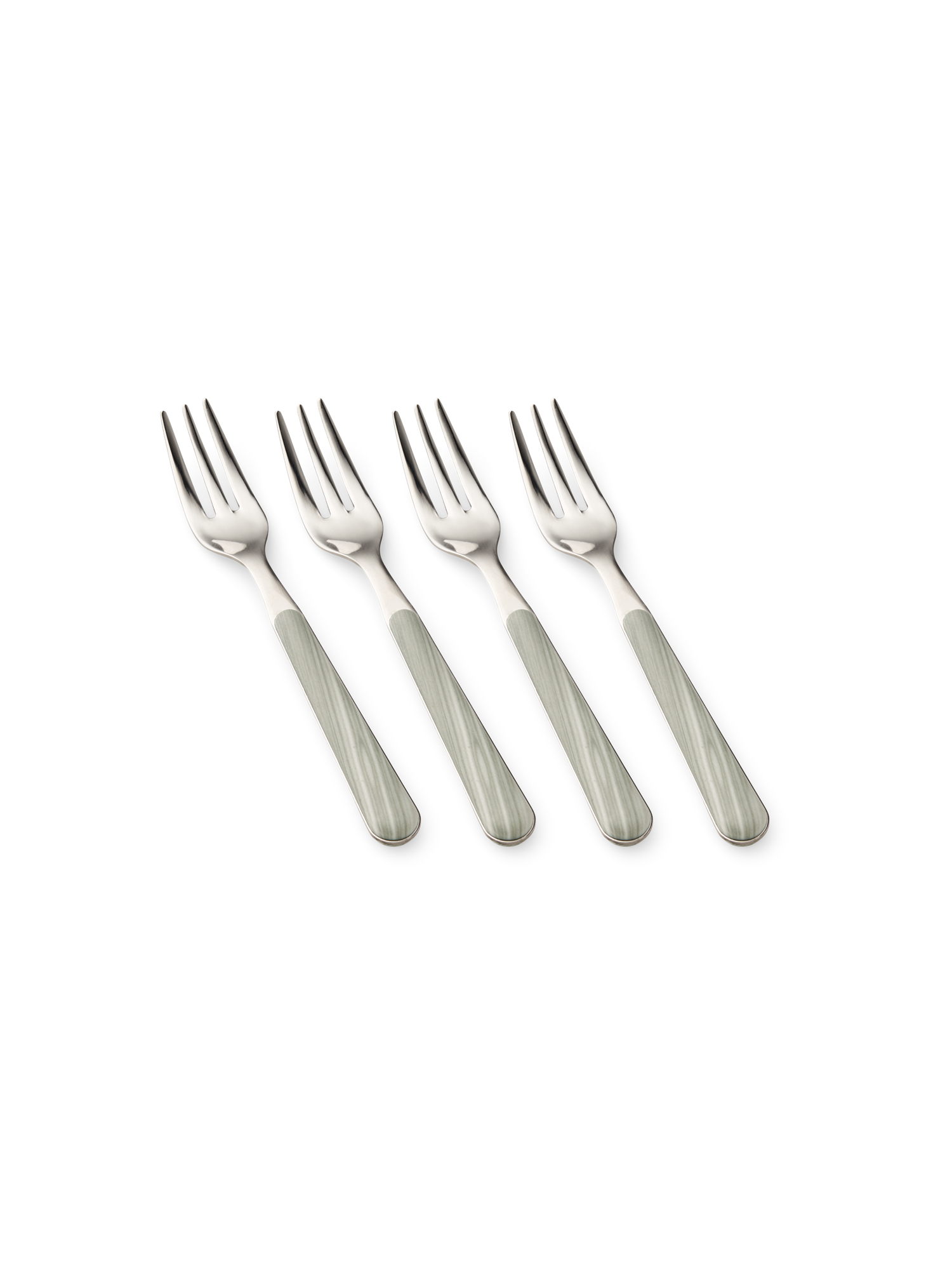 NEVA Posateria Creativa Dessert fork set Texture Legno King's Cross