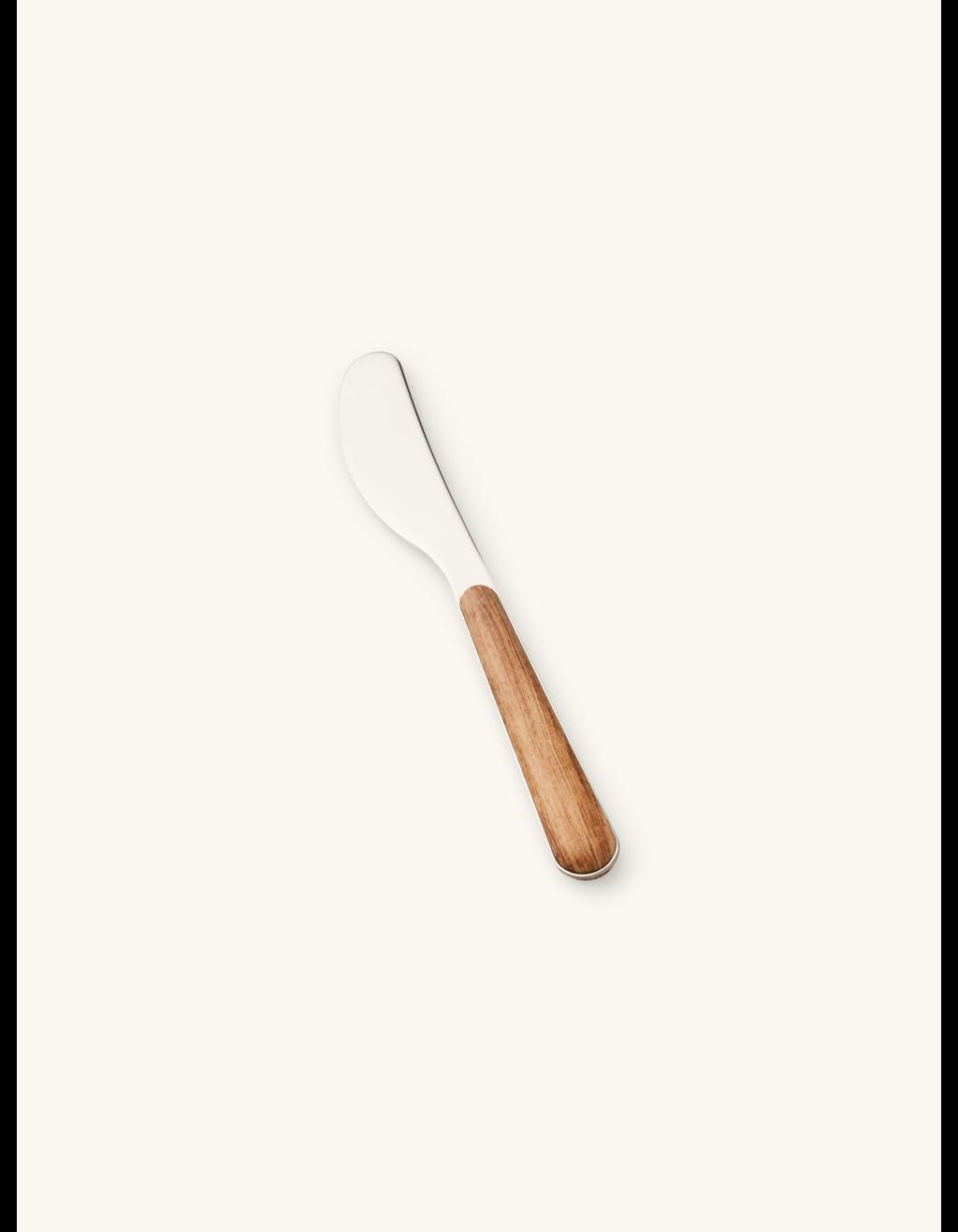 Home - Butter knife Texture Legno - Stainless steel/polyester. 15 cm.