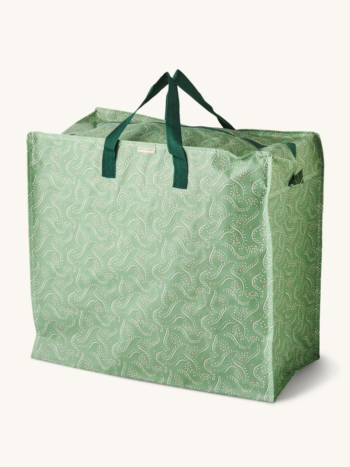 Sac shopping avec fermeture éclair Polypropylène/polyester. 53 x 26,5