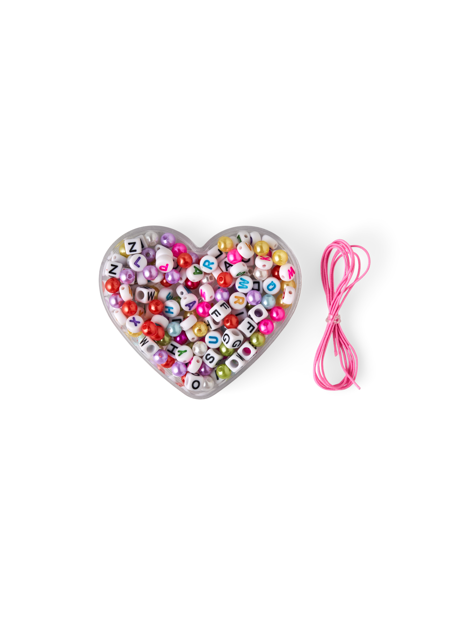 Beads plastic 36 g assorted sizes and shapes multi