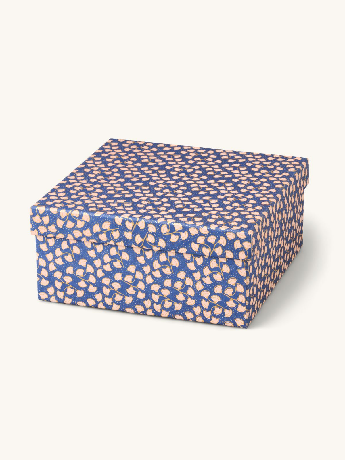 Boîte | Papier/coton. 25 x 25 x 11 cm. | Søstrene Grene