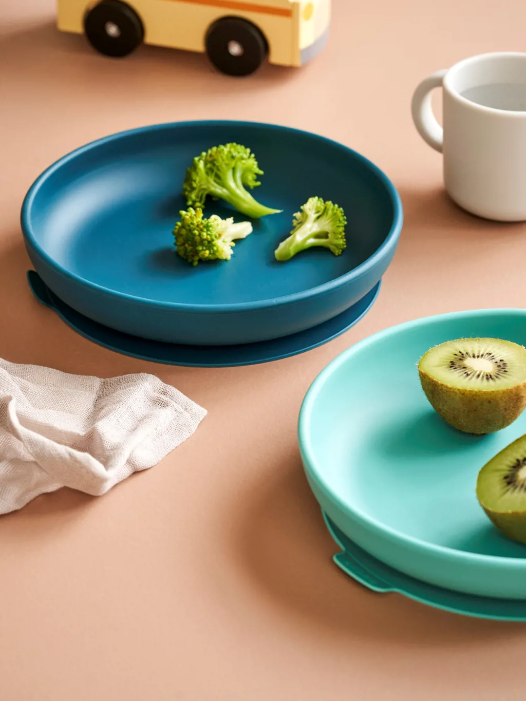 Borden met zuignappen Silicone. Ø18 cm. 2 stk. Multi EKOBO