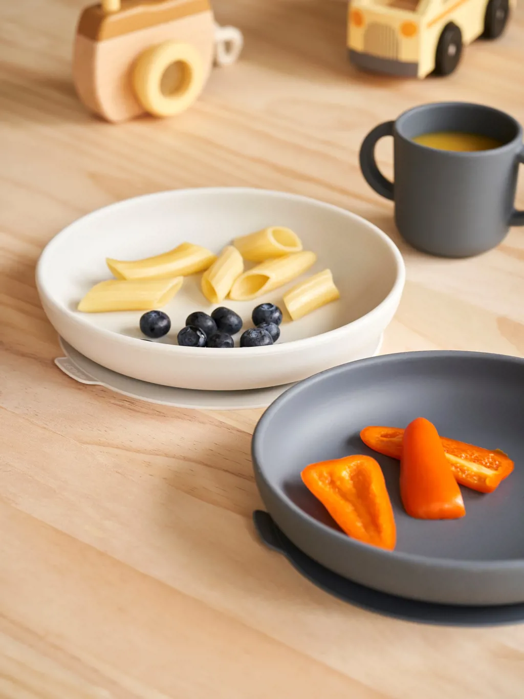 Borden met zuignappen Silicone. Ø18 cm. 2 stk. Multi EKOBO