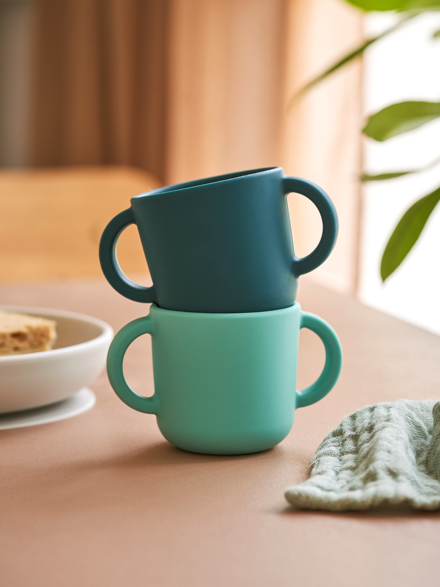 Lot De 2 Bols à Ventouse En Acier Inoxydable Avec Coque Amovible En