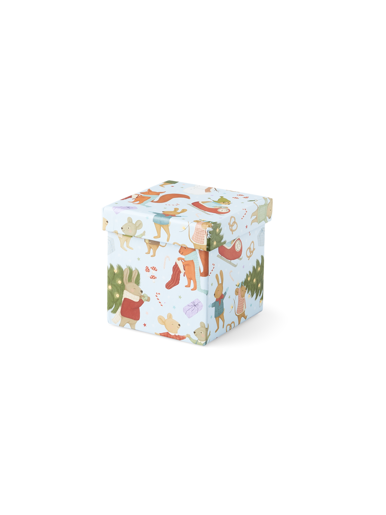 Storage box Paper. 9 x 9 x 9 cm. Søstrene Grene