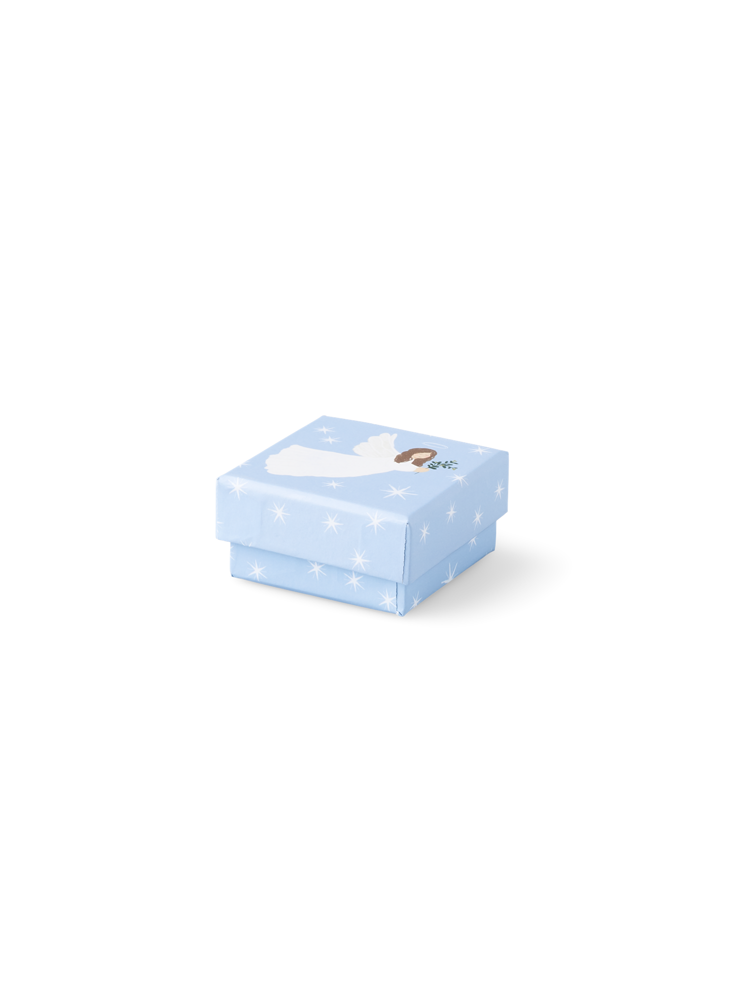 Box | Papier. 6 x 6 x 3 cm. | Smokey Blue