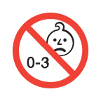 The age warning symbol