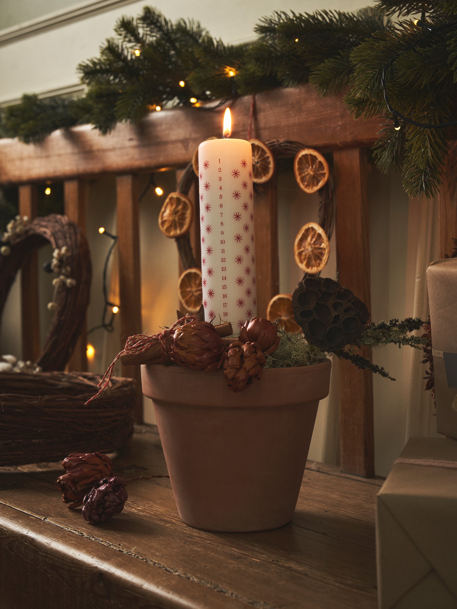 SOSTRENE GRENE Advent candle 25 cm | King's Cross