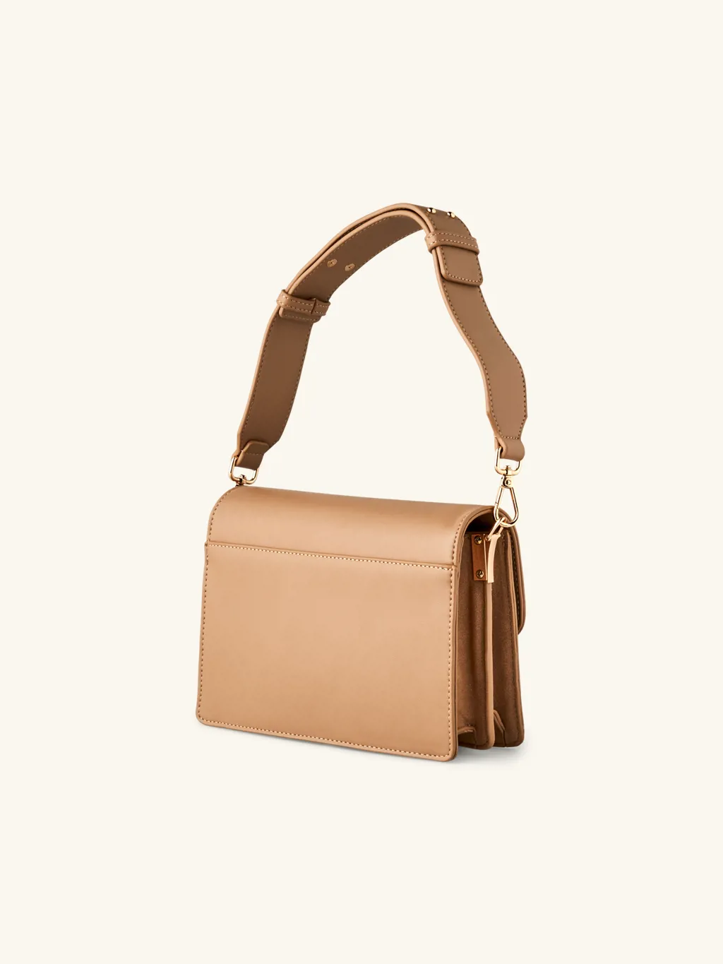 Hanna Handtas Polyurethaan 22 3 X 9 X 15 2 Cm Camel Noella hanna-handtas-polyurethaan-22-3-x-9-x-15-2-cm-camel-noella