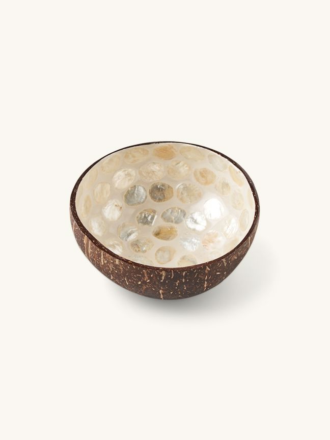 Decorative coconut bowl | Coconut. Ø13.5 x 5.5 cm. | Søstrene Grene