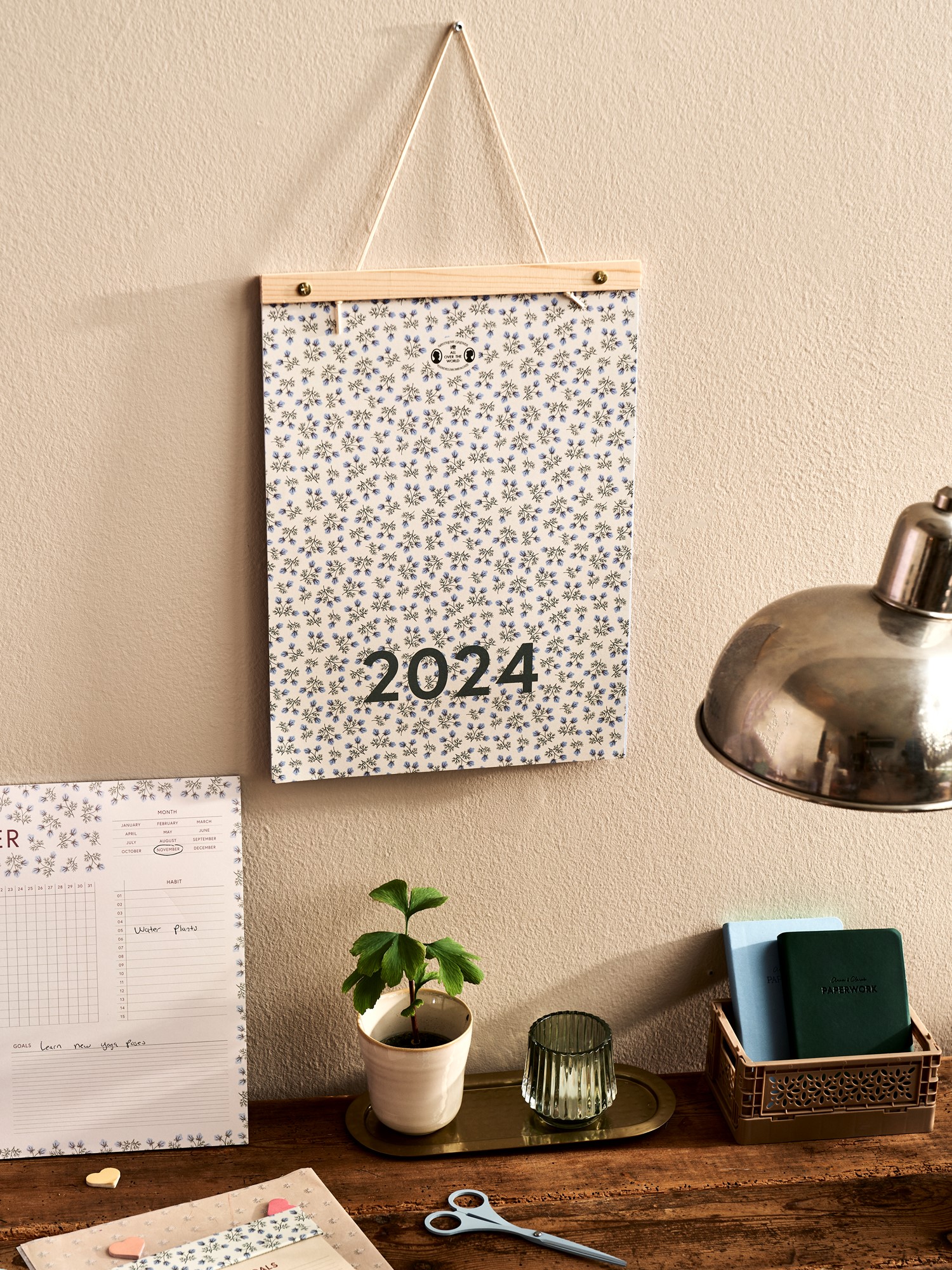 SOSTRENE GRENE Wall calendar 2024 King's Cross