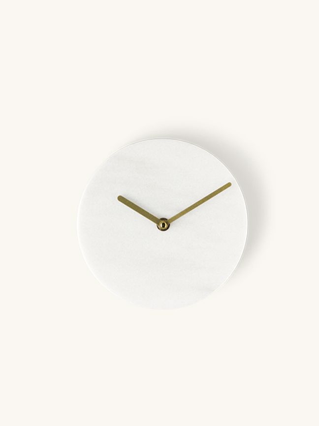 Wall clock | Marble. Ø18 x 1 cm | Søstrene Grene