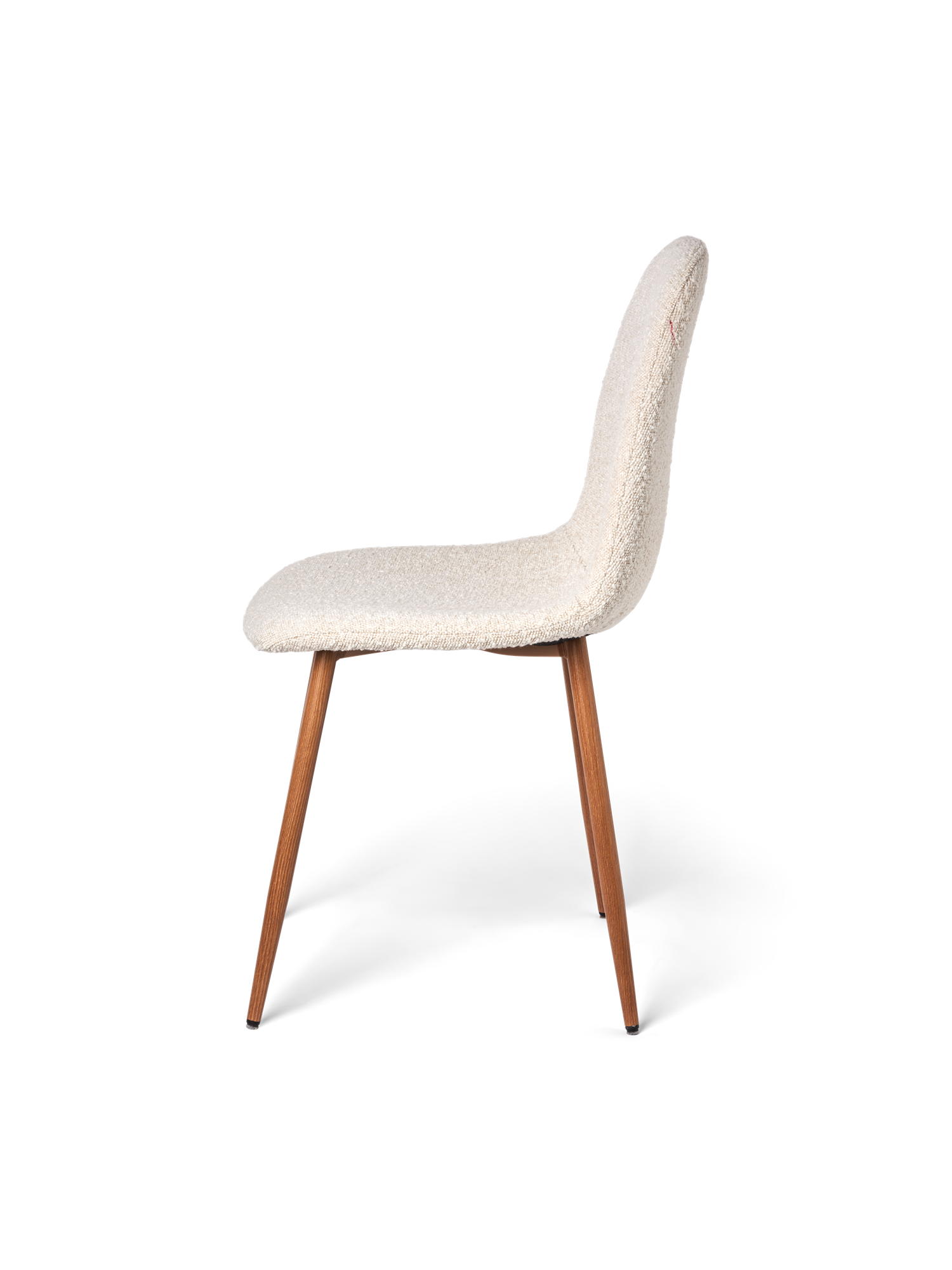 Chair with bouclé fabric | Polyester/steel/polyurethane. 40,5 x 44,5 x ...