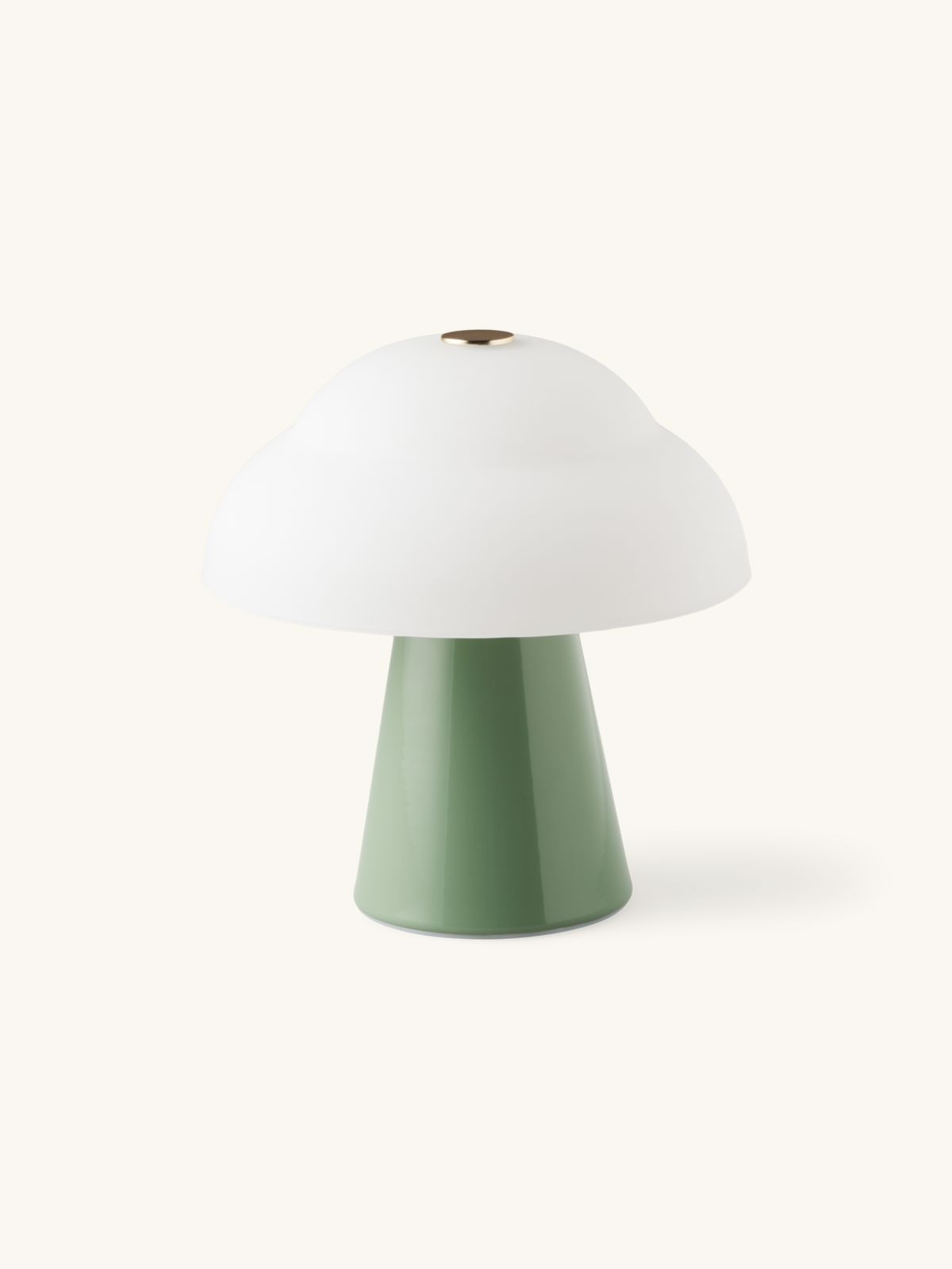 LED table lamp | Glass/iron/ABS. Ø15 x 16.2 cm. | Søstrene Grene