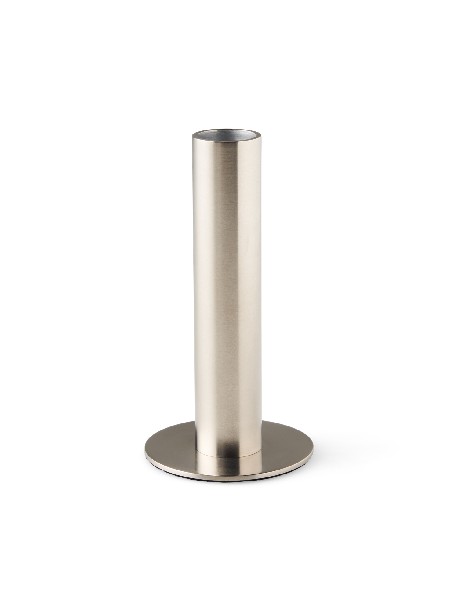 Bougeoir fer 6 x 12 cm silver