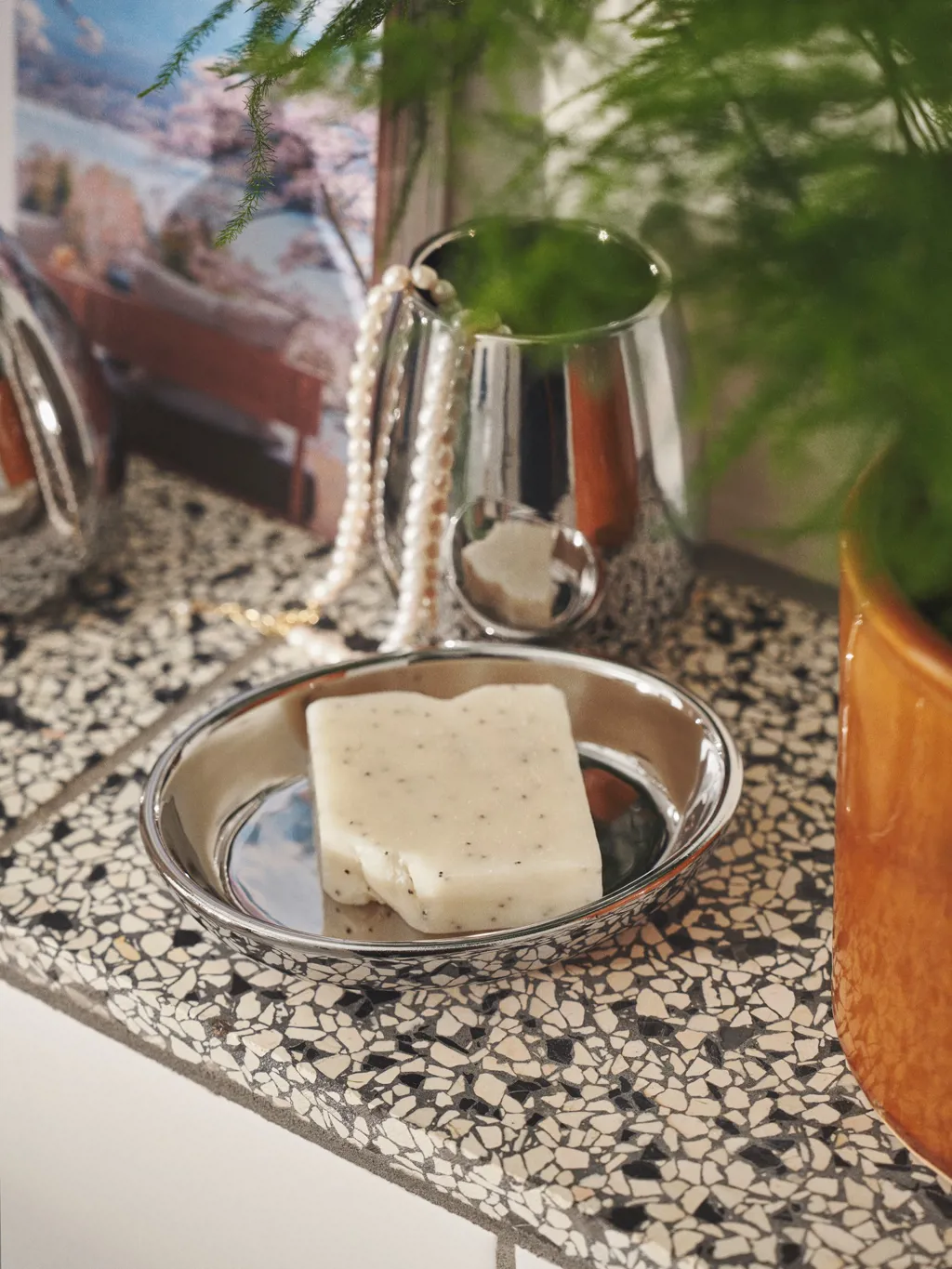 Zeepbakje Keramiek 13 6 X 10 7 Cm Silver Grey zeepbakje-keramiek-13-6-x-10-7-cm-silver-grey