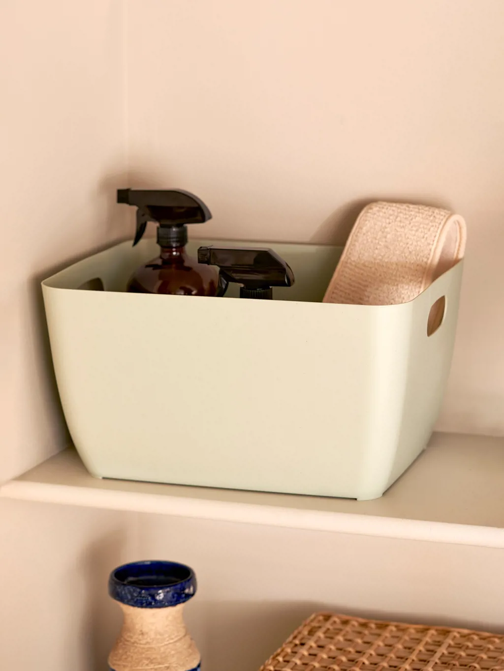 Cestino Ufficio ECOBIN NeoDeco 15 Litri - Blu Anatra, Plastica Riciclata, Design Moderno - Foto 9