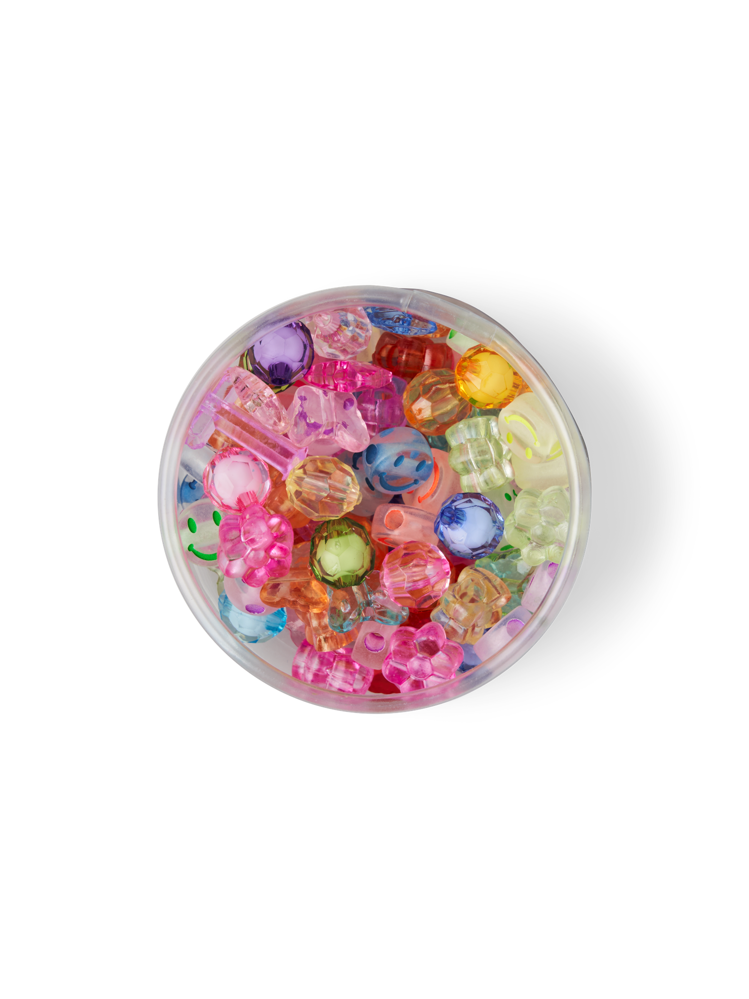 Lot De 4 Perles En Polystyrène Coloré 3g - Icon Craft - Pour Créations Et Loisirs