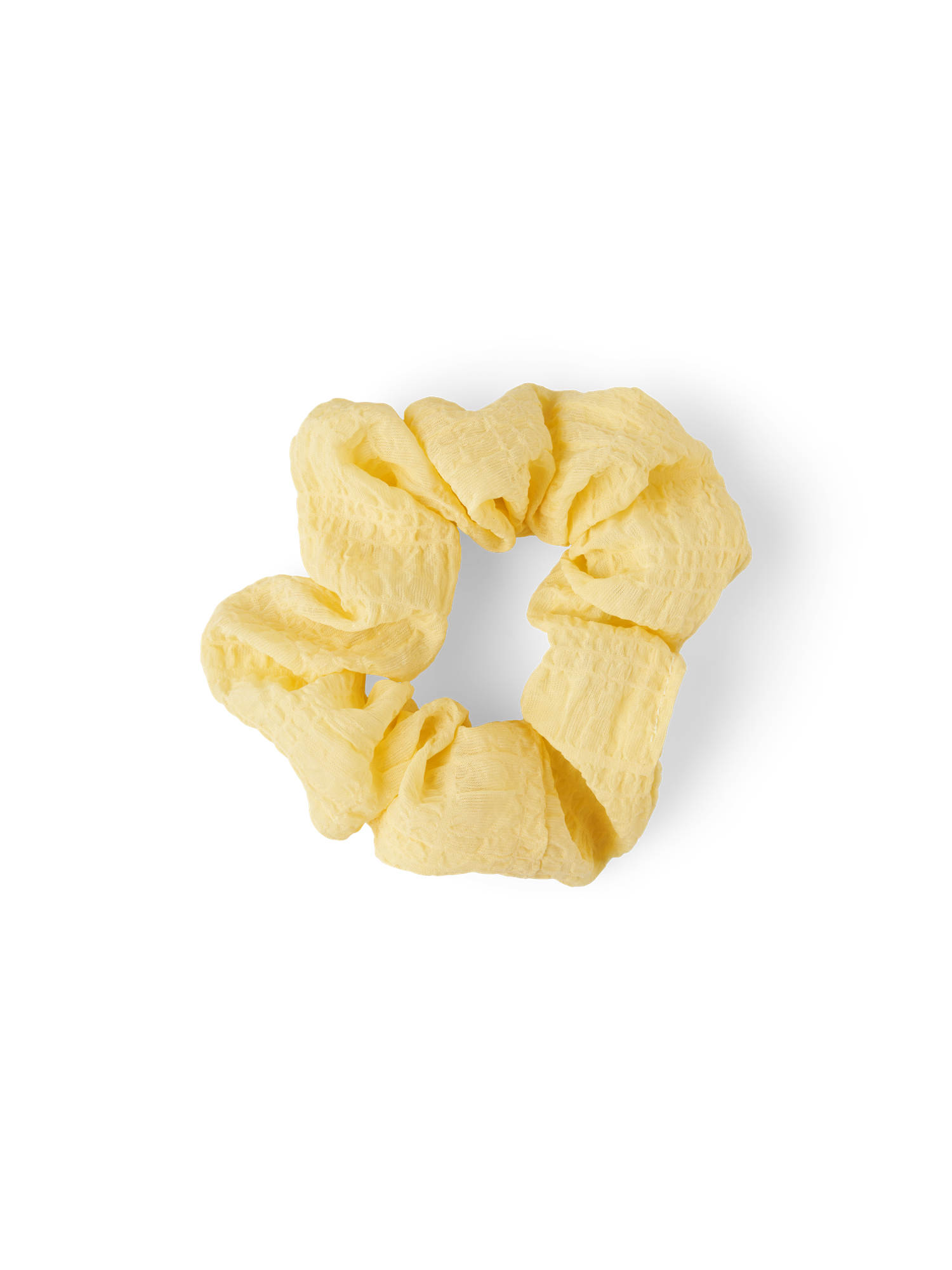scrunchie-polyester-yellow