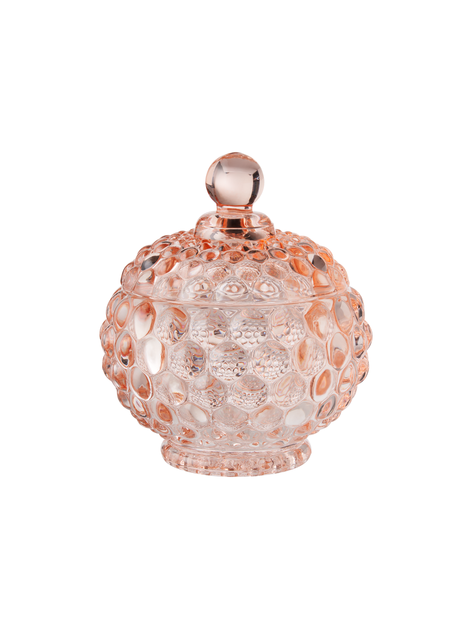 Deko Glas Mit Deckel Glas 11 X H10 Cm Coral deko-glas-mit-deckel-glas-11-x-h10-cm-coral