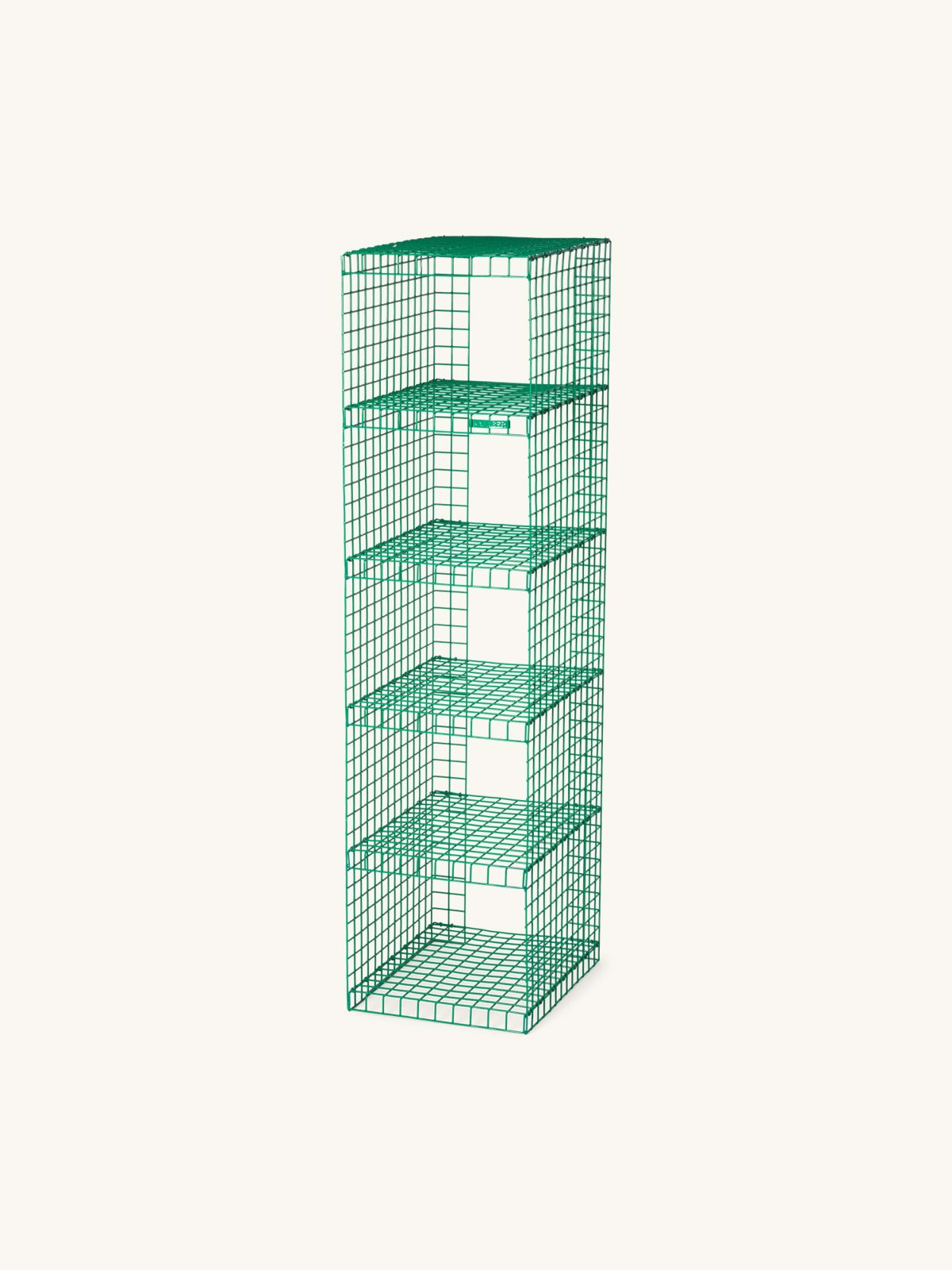 GRID RACK Wandregal | Metall. 26 x 105 x 33 cm. | Green | Kalager Design